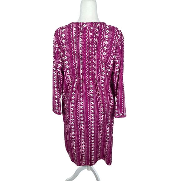 La Cera 100% Cotton Flannel Nightgown Women's Large Cozy Grandma Conservative - Picture 7 of 14